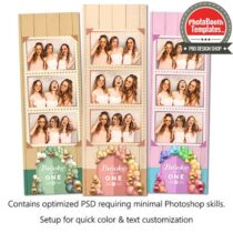 Balloon Garland Arch 3-up Strips