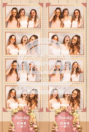balloon garland arch 4 up strips photo booth template overlay for sale 1