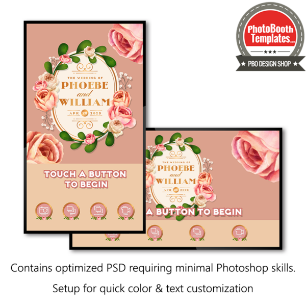 Vintage Floral Garden PC Welcome Screens
