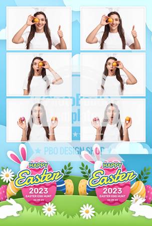 Easter Egg Celebration 3-up Strips