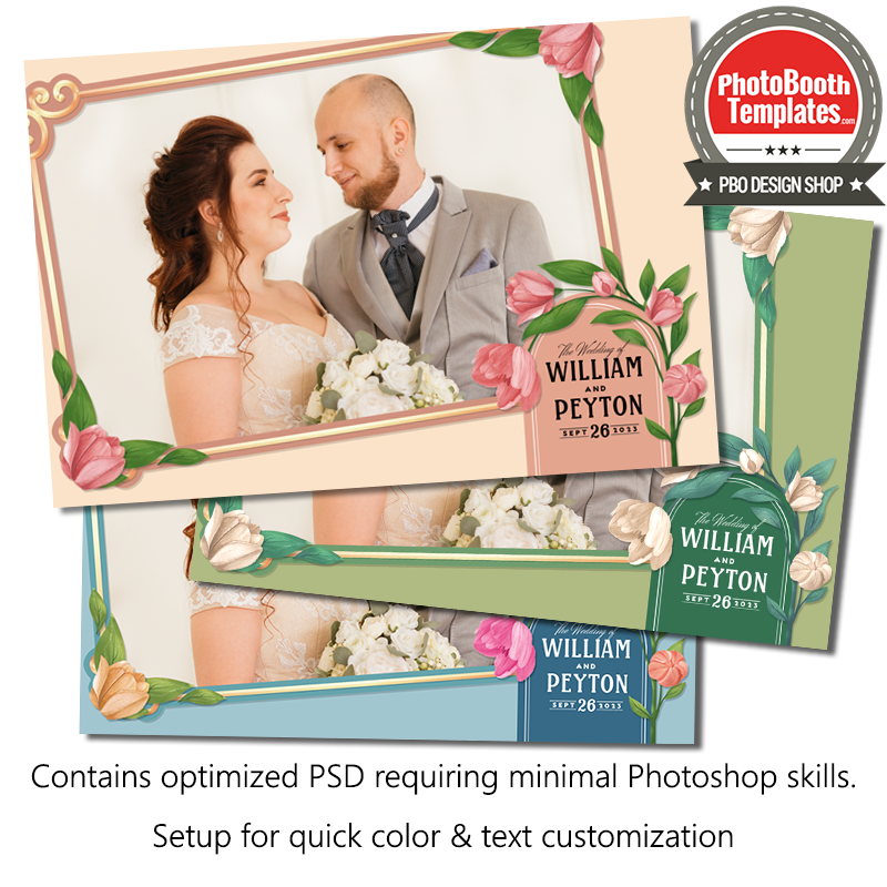 Floral Arch Celebration Postcard