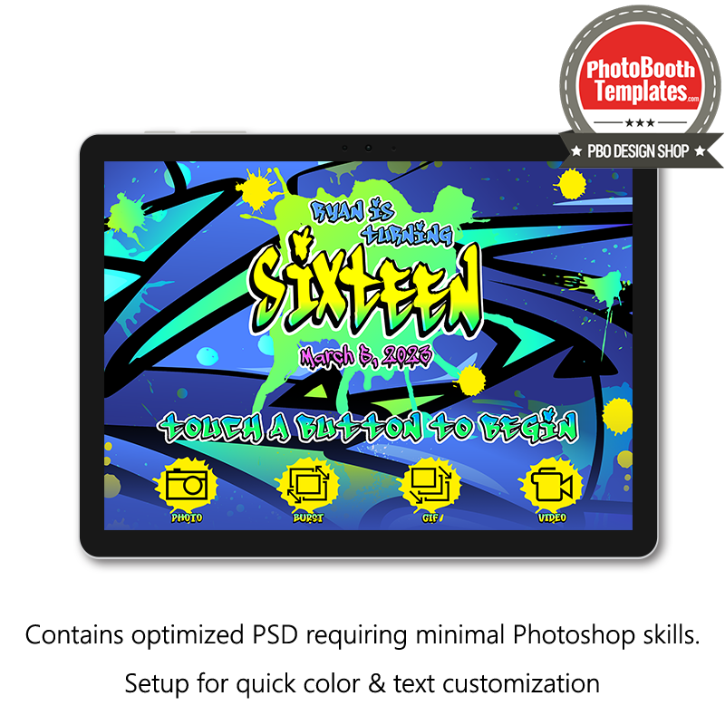 Graffiti Style PC Welcome Screens