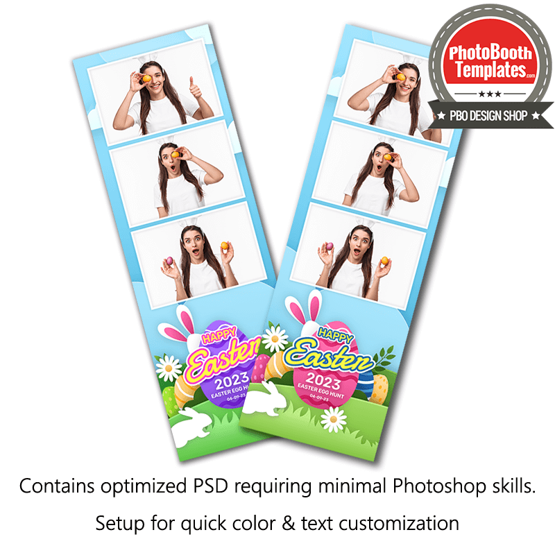 Easter Egg Celebration 3-up Strips