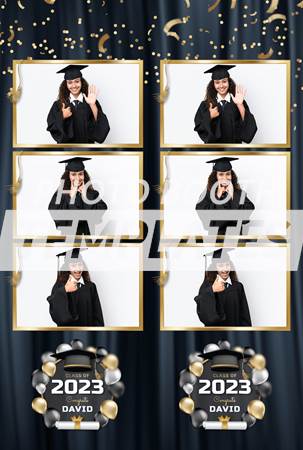 Formal Graduation 3-up Strips
