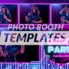 Dance Party Night 4-pose Postcard