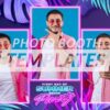 Neon Tropics 3-pose Postcard