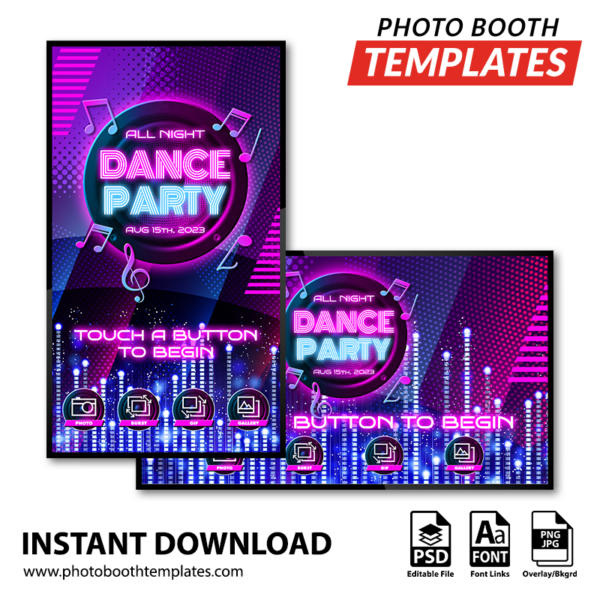 Dance Party Night PC Welcome Screens