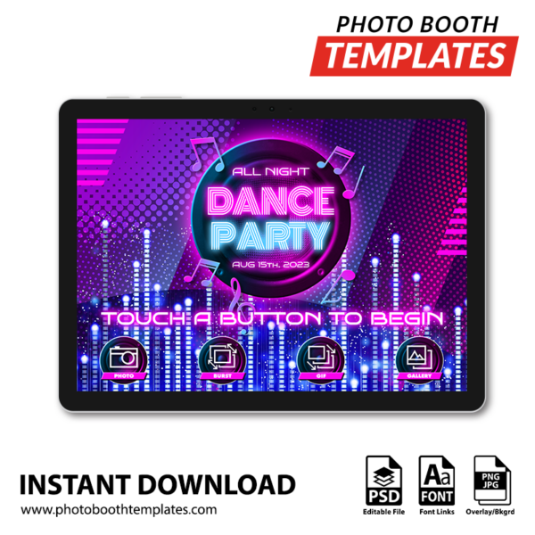 Dance Party Night PC Welcome Screens 1 Dance Party Night PC Welcome Screens