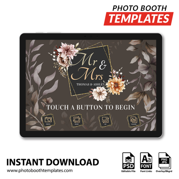 Beautiful Autumn Floral PC Welcome Screens