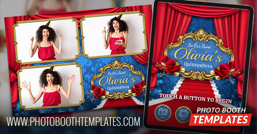 20231004 fairytale quinceanera birthday photo booth templates 870x455 1
