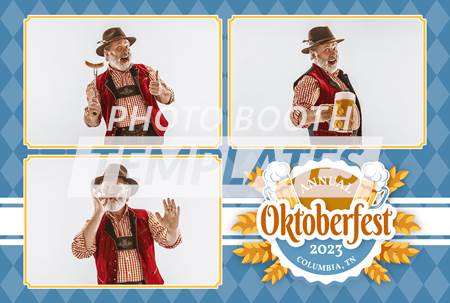 Oktoberfest Event 3-pose Postcard