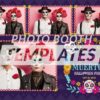 Dia de los Muertos Celebration 4-pose Postcard