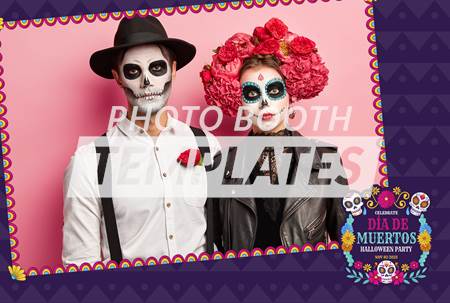 Dia de los Muertos Celebration Postcard