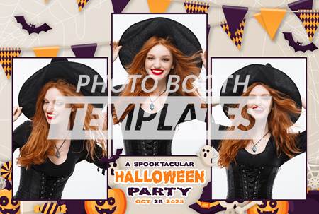 Halloween Spirit 3-pose Postcard