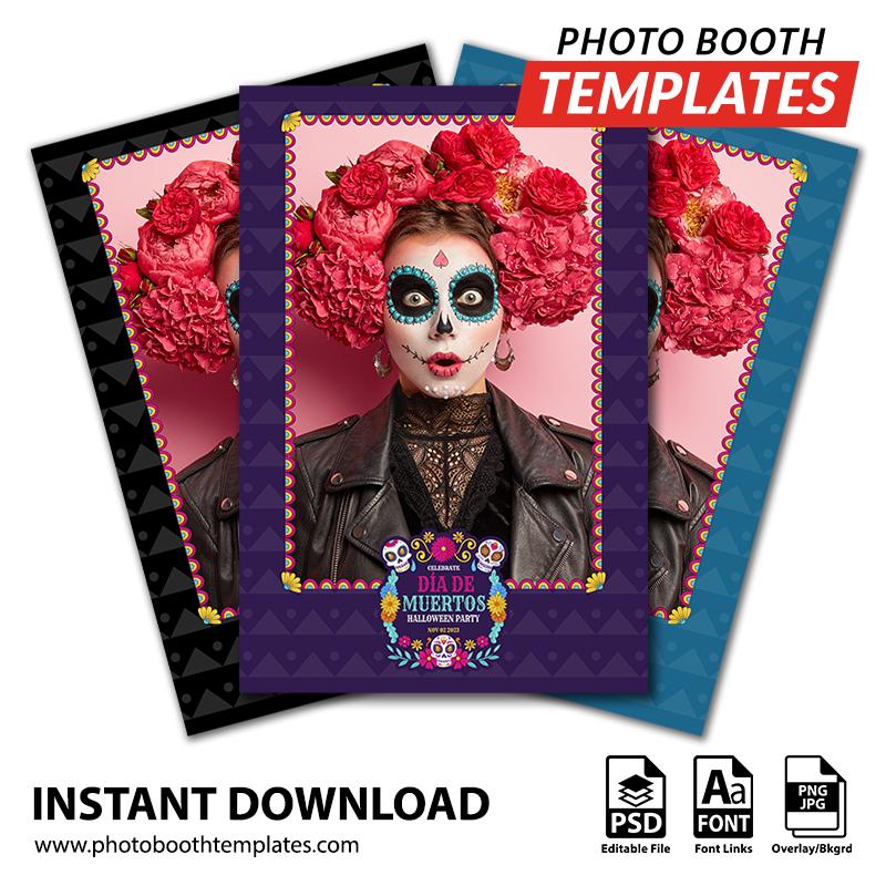 Dia de los Muertos Celebration Portrait