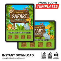 Jungle Safari Celebration iPad Welcome Screens