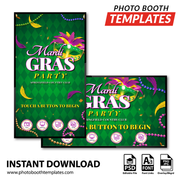 Masked Mardi Gras PC Welcome Screens