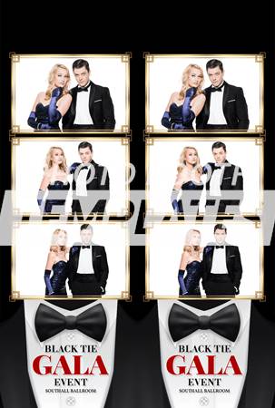 Black Tie Affair 3-up Strips 2 Black Tie Affair 3-up Strips