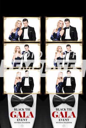 Black Tie Affair 3-up Strips