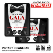 Black Tie Affair iPad Welcome Screens