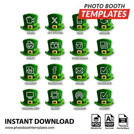 St. Patrick's Bash Buttons