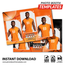 Basketball Celebration 3-pose Postcard