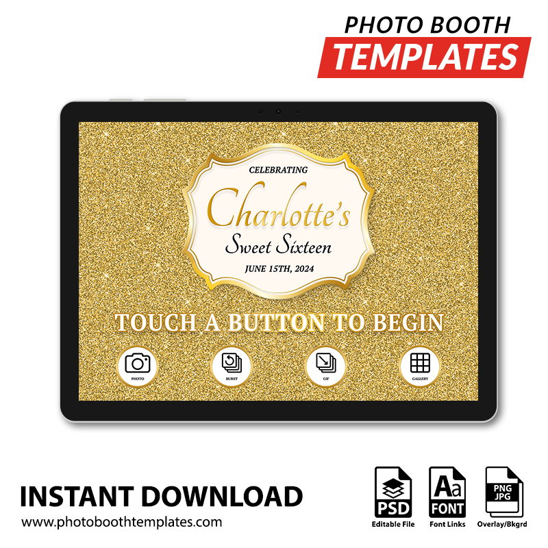 Metallic Glitter PC Welcome Screens