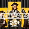 Graduation Ceremony 3-pose Postcard