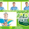 Pickleball Event 4-pose Postcard