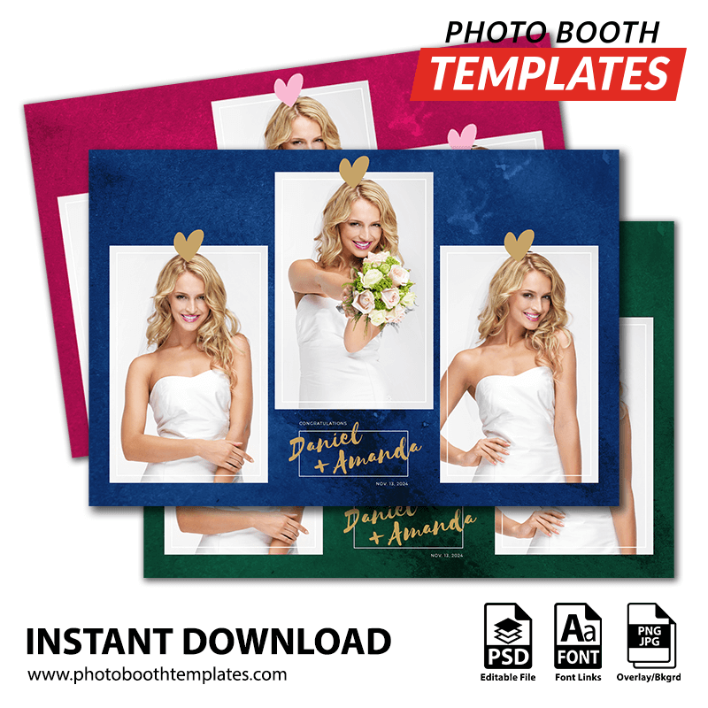 Modern Minimalism 3-pose Postcard