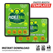 Pickleball Event iPad Welcome Screens