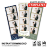 Budding Romance 4-up Strips