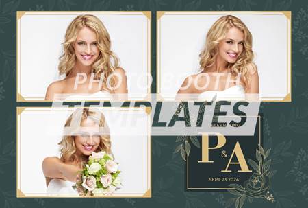 Classic Elegance 3-pose Postcard