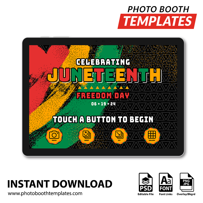 Juneteenth Celebration PC Welcome Screens