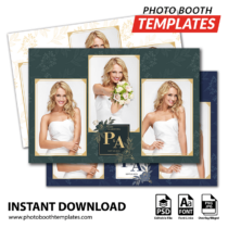 Classic Elegance 3-pose Postcard