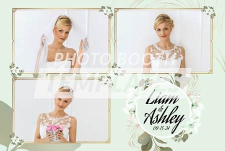 Botanical Grace 3-pose Postcard
