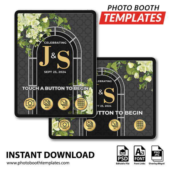 Garden Arbor iPad Welcome Screens