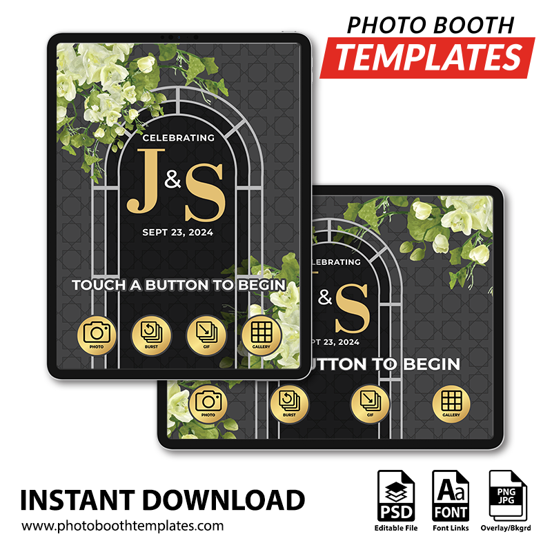 Garden Arbor iPad Welcome Screens