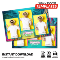 Summer Bash 3-pose Postcard