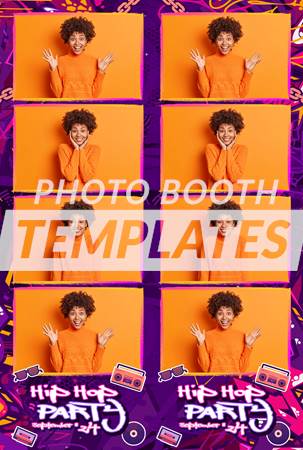 Hip Hop Celebration 4-up Strips