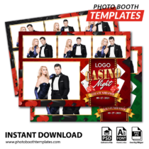 Casino Royale 4-pose Postcard