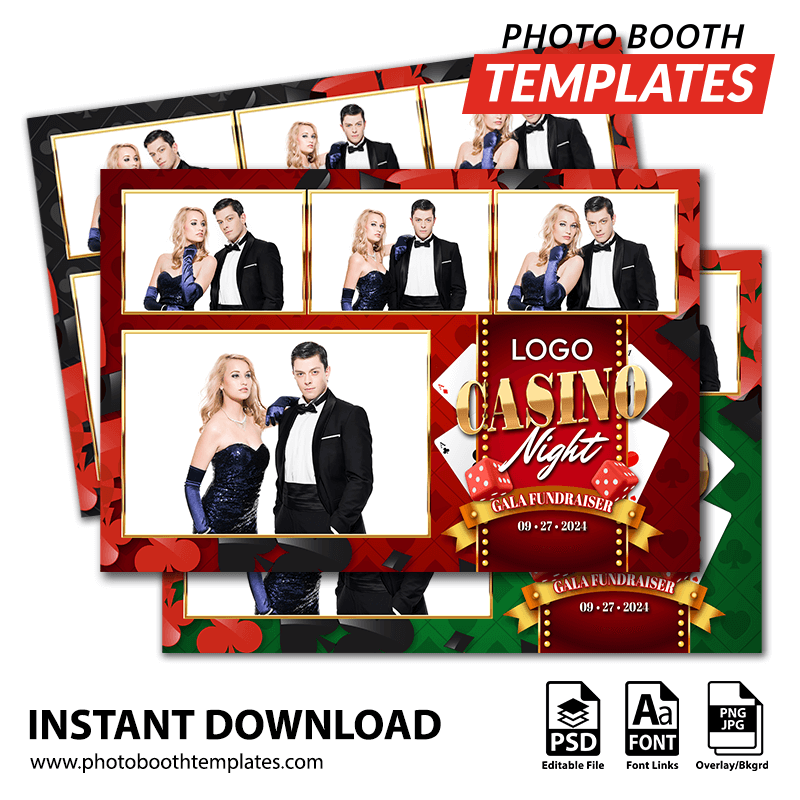 Casino Royale 4-pose Postcard