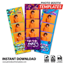 Hip Hop Celebration 3-up Strips