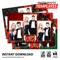 Casino Royale 3-pose Postcard