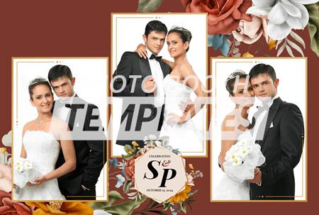 Autumn Embrace 3-pose Postcard