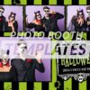 Halloween Showtime 4-pose Postcard