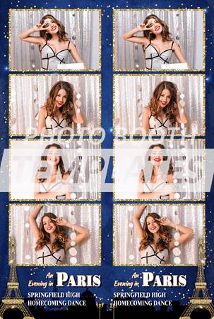 Midnight in Paris 4-up Strips