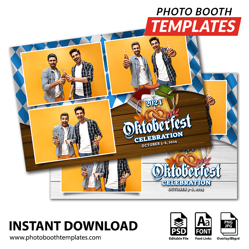 Oktoberfest Extravaganza 3-pose Postcard