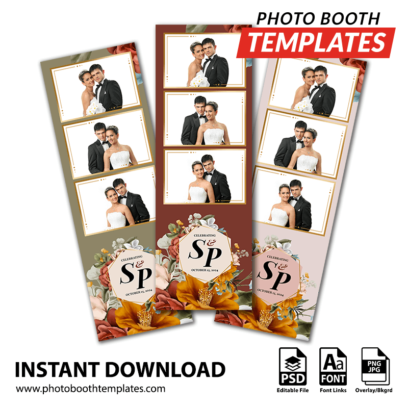 Autumn Embrace 3-up Strips