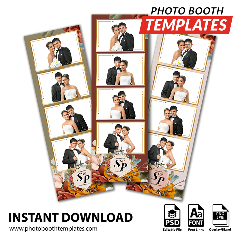 Autumn Embrace 4-up Strips